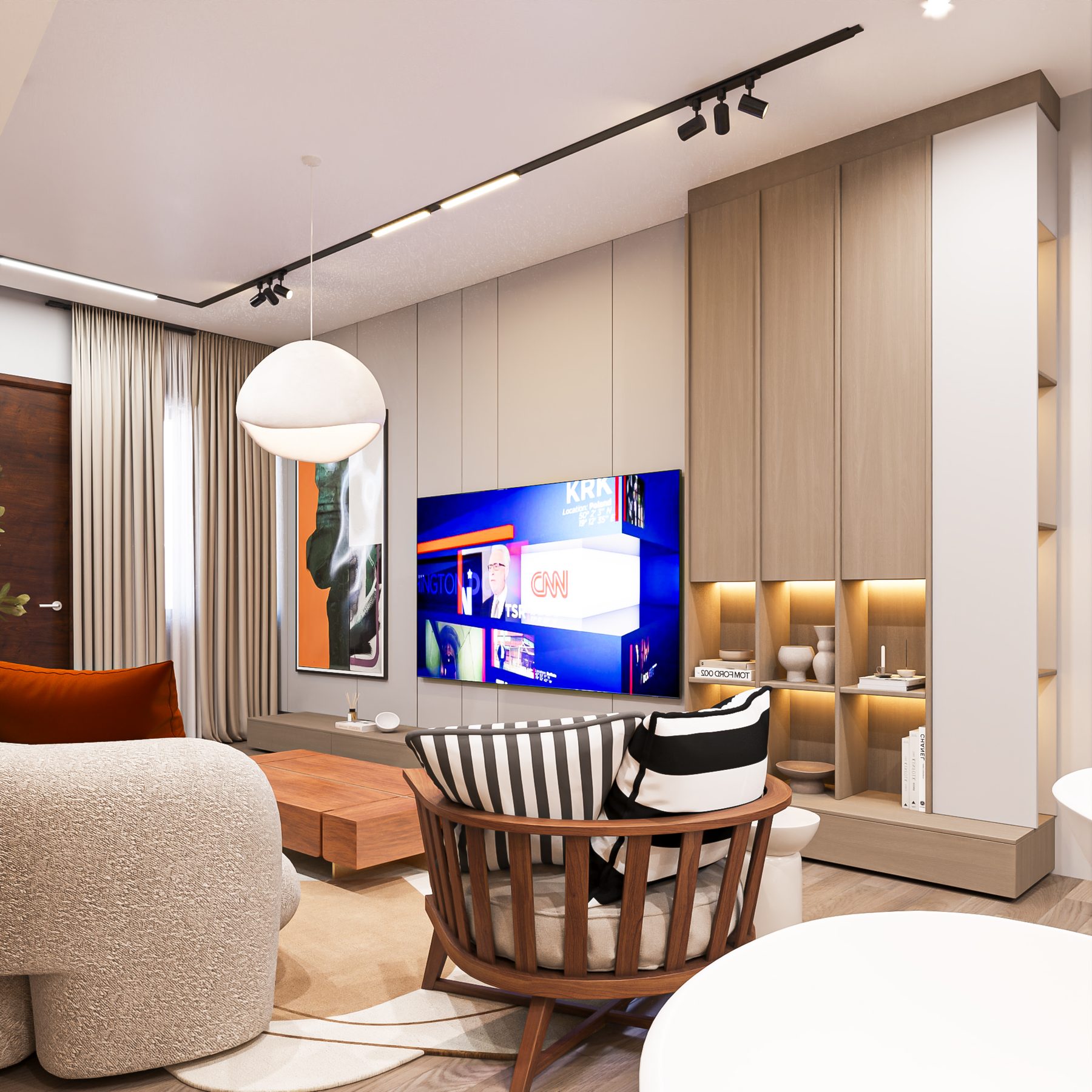 Open-Plan Living & Dining